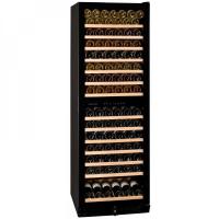 Винный шкаф Dunavox DX-166.428DBK  компрессорный двухзонный на 166 бут