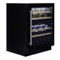 Винный шкаф  Dunavox DAUF-39.121DB двухзонный под столешницу