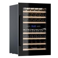 Винный шкаф Meyvel MV42-KBB2 двухзонный встраиваемый в колонну