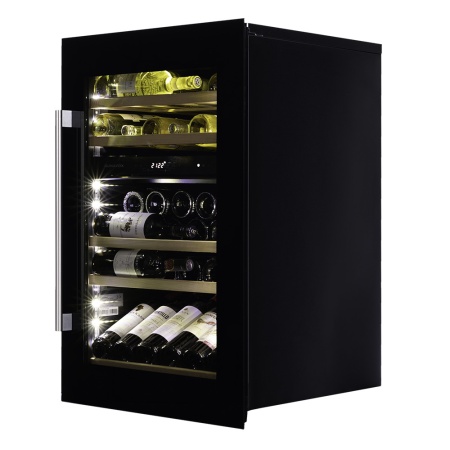 Винный шкаф Dunavox DAVS-49.116DB двухзонный в колонну