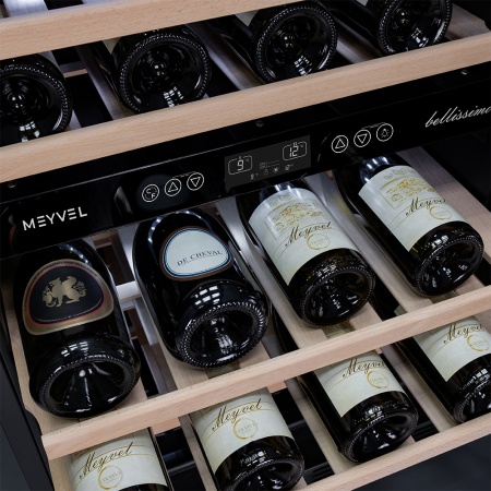 Винный шкаф Meyvel MV46-KBT2 двухзонный под столешницу