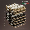 Винный шкаф Meyvel MV46PRO-KST2 двухзонный под столешницу