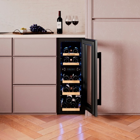 Винный шкаф Libhof Connoisseur CXD-16 Black встраиваемый под столешницу