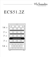 Двухзонный винный шкаф LaSommeliere ECS51.2Z