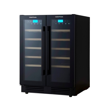 Винный шкаф Cellar Private CP042-2TB компрессорный двухзонный под столешницу