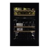Винный шкаф Dunavox DAVG-49.116DB.TO двухзонный в колонну