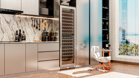 Винный шкаф Meyvel MV163PRO-KST2 компрессорный двухзонный