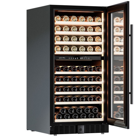 Винный шкаф Meyvel MV99PRO-KBT2 компрессорный двухзонный