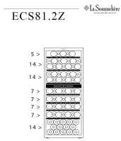 Двухзонный винный шкаф LaSommeliere ECS81.2Z