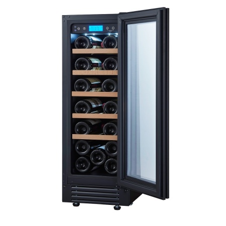 Винный шкаф Cellar Private CP020-1TBH в черном цвете со скрытой ручкой