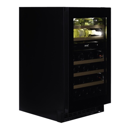 Винный шкаф Dunavox DAUF-38.100DB двухзонный под столешницу
