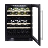 Винный шкаф  Dunavox DAUF-39.121DB двухзонный под столешницу