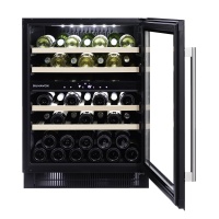 Винный шкаф  Dunavox DAUF-39.121DB двухзонный под столешницу
