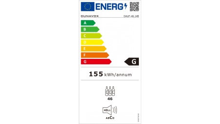 Винный шкаф Dunavox DAUF-46.145DB двухзонный под столешницу