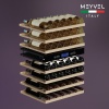 Винный шкаф Meyvel MV42-KBB2 двухзонный встраиваемый в колонну