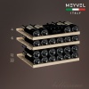 Винный шкаф Meyvel MV22-KSB1 встраиваемый в колонну