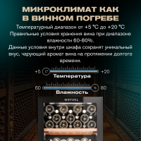 Винный шкаф Meyvel MV98-KBF2 компрессорный двухзонный отдельностоящий