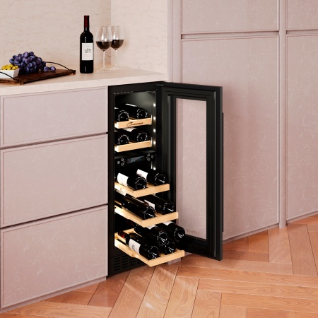 Винный шкаф Libhof Connoisseur CXD-16 Black встраиваемый под столешницу