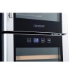 Винный шкаф Cavanova CV021-2TNS двухзонный термоэлектрический