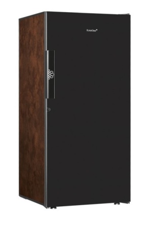 Винный шкаф EuroCave V-Pure-M Сплошная дверь Black Piano, цвет - буйвол, стандартная комплектация