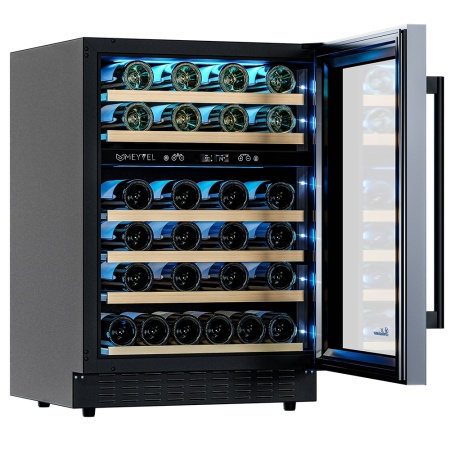 Винный шкаф Meyvel  MV46PRO-KBT2 двухзонный под столешницу