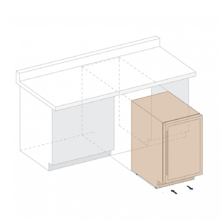 Винный шкаф Dunavox DAUF-46.138B под столешницу