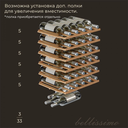 Винный шкаф Meyvel MV33-KBF1 компрессорный отдельностоящий