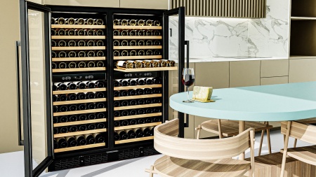 Винный шкаф Meyvel MV116-KBT2 компрессорный двухзонный