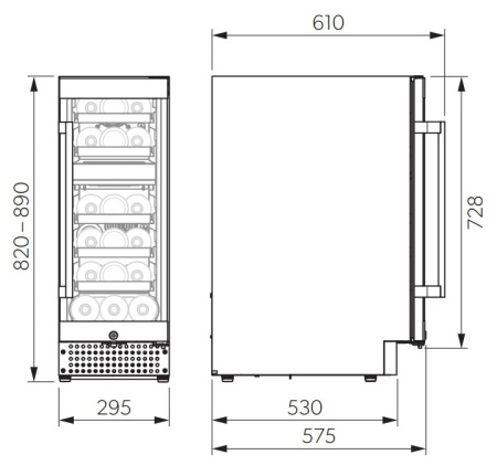 Винный шкаф Dometic C18B Classic