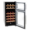 Винный шкаф Cavanova CV021-2TNS двухзонный термоэлектрический