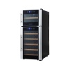 Винный шкаф Cavanova CV021-2TNS двухзонный термоэлектрический
