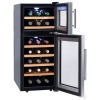 Винный шкаф Cavanova CV021-2TNS двухзонный термоэлектрический