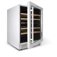Винный шкаф Cellar Private CP043-2TW двухзонный под столешницу в белом корпусе