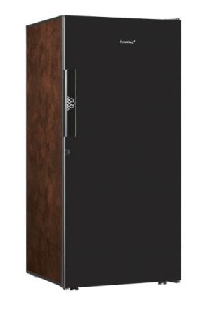 Винный шкаф EuroCave E-Pure-M Сплошная дверь Black Piano, цвет - буйвол, стандартная комплектация