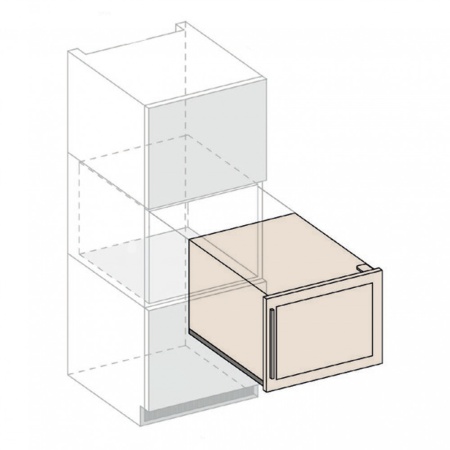 Винный шкаф Dunavox DAVS-18.46B в колонну