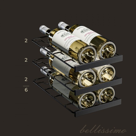 Винный шкаф Meyvel MV06-BSF1 термоэлектрический отдельностоящий