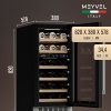 Винный шкаф Meyvel MV28-KWT2 двухзонный под столешницу
