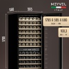 Винный шкаф Meyvel MV160-KST2 компрессорный двухзонный