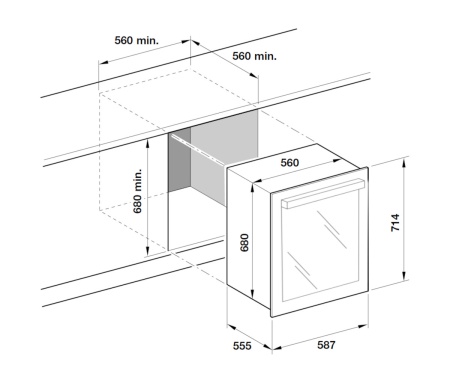 Винный шкаф Indel B WINE CELLAR BI 36