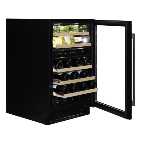 Винный шкаф Dunavox DAUF-38.100DB двухзонный под столешницу
