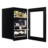 Винный шкаф Dunavox DAVS-49.116DSS двухзонный в колонну