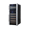 Винный шкаф Cavanova CV021-2TNS двухзонный термоэлектрический