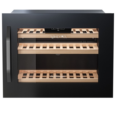 Винный шкаф Meyvel MV22-KBB1 встраиваемый в колонну