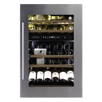 Винный шкаф Dunavox DAVS-49.116DSS двухзонный в колонну