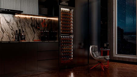 Винный шкаф Meyvel MV163PRO-KST2 компрессорный двухзонный