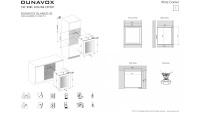 Винный шкаф Dunavox DAVG-32.80DSS.TO двухзонный в колонну