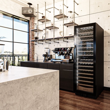 Винный шкаф Meyvel MV163PRO-KBT2 компрессорный двухзонный