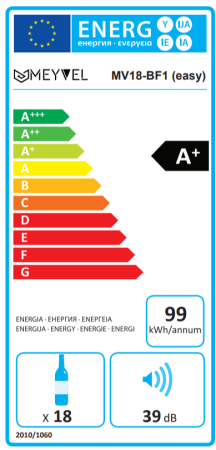 Винный шкаф Meyvel MV18-BF1