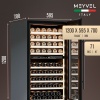 Винный шкаф Meyvel MV99PRO-KBT2 компрессорный двухзонный