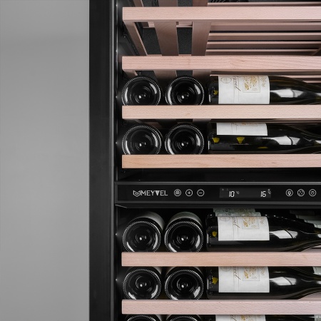 Винный шкаф Meyvel MV98-KBT3 компрессорный трёхзонный встраиваемый